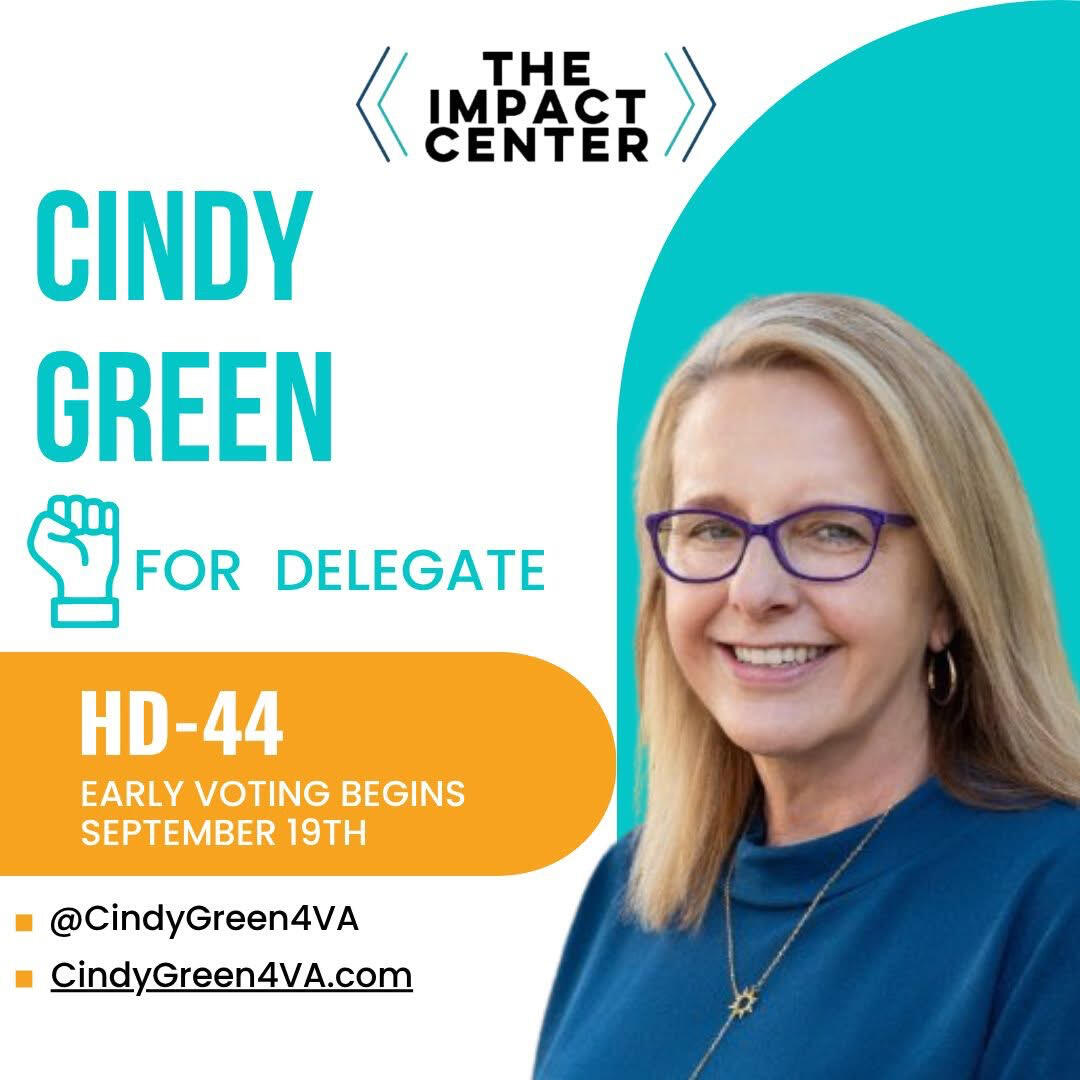 CindyGreen4VA is endorsed by the impact center